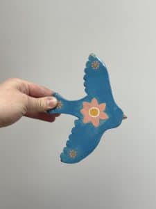 Réalisation d'une élève en cours de modelage