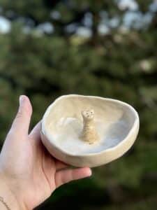 Réalisation des élèves du cours de modelage à Minimal Ceramics